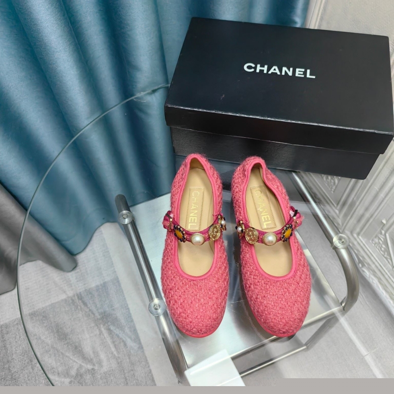 Ch*el flat shoes